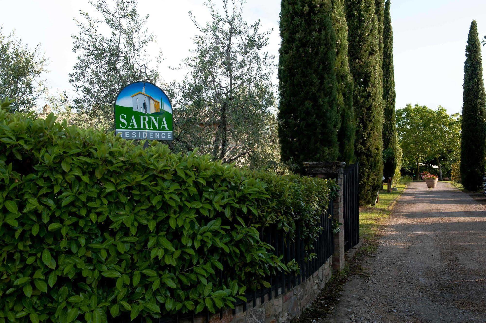 San Quirico dʼOrcia Sarna Residence מראה חיצוני תמונה